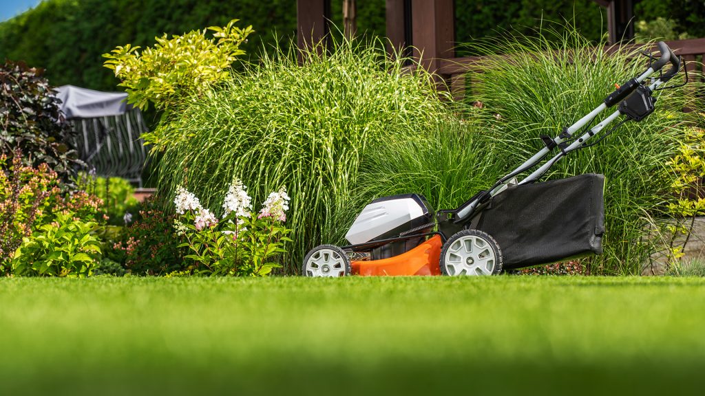 Mower suitable for pedestrian mower course