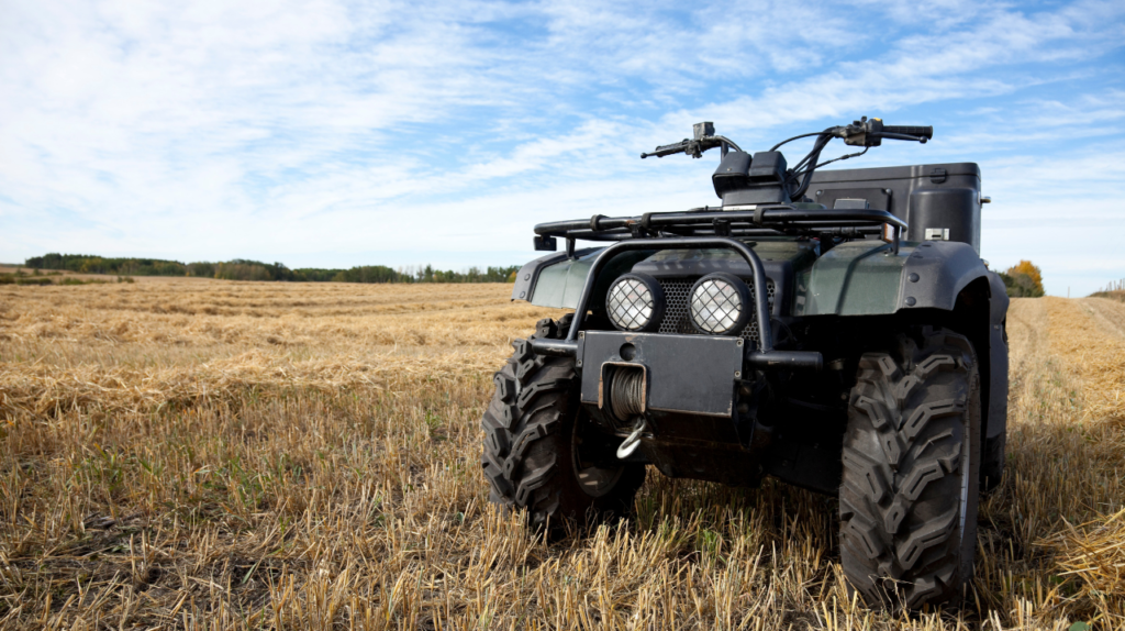 Why Experience Alone Isn’t Enough: The Importance of Quad Bike Training 2 Quad bike in dry hayfield ready for training course